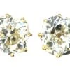 18ct Gold Old Mine Cut Solitaire Earrings 1 18ct Gold Old Mine Cut Solitaire Earrings -Antique Jewellery Company 00115d62 dsc01294 scaled 1