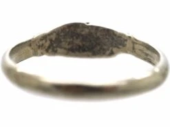 Early Georgian Silver Fede Ring 11 Early Georgian Silver Fede Ring -Antique Jewellery Company 008a1c6b antique silver fede ring3 scaled 1