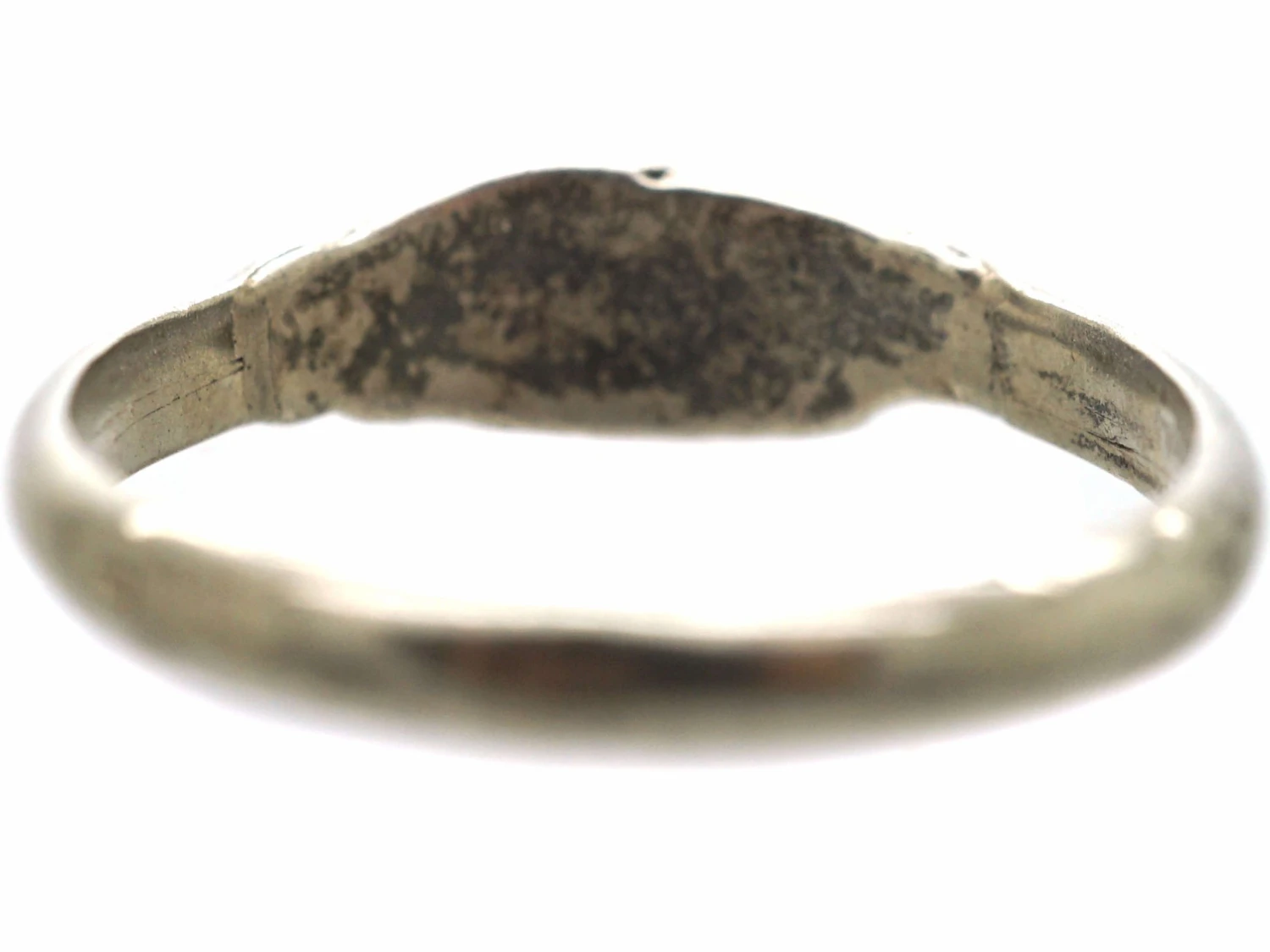 Early Georgian Silver Fede Ring 6 Early Georgian Silver Fede Ring - Image 4