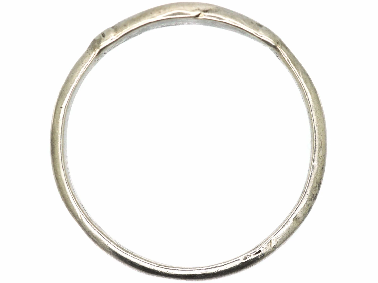 Early Georgian Silver Fede Ring 5 Early Georgian Silver Fede Ring - Image 3