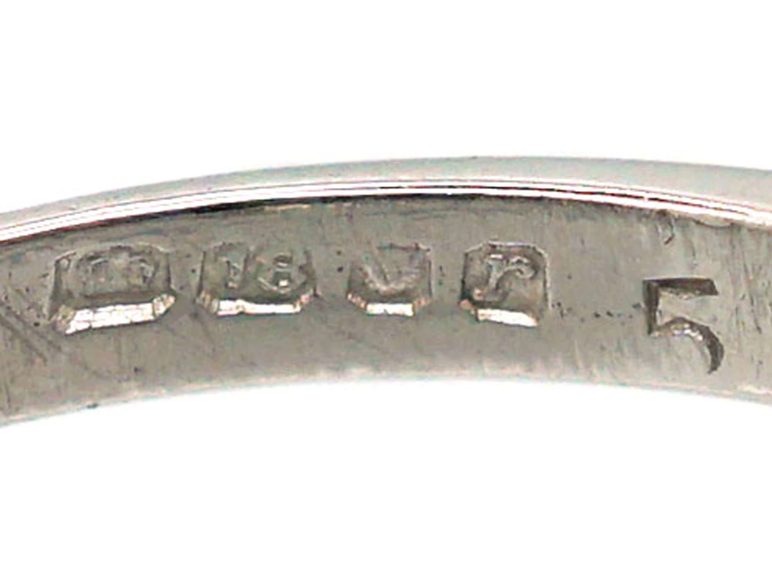 18ct White Gold Half Eternity Diamond Ring 8 18ct White Gold Half Eternity Diamond Ring - Image 6