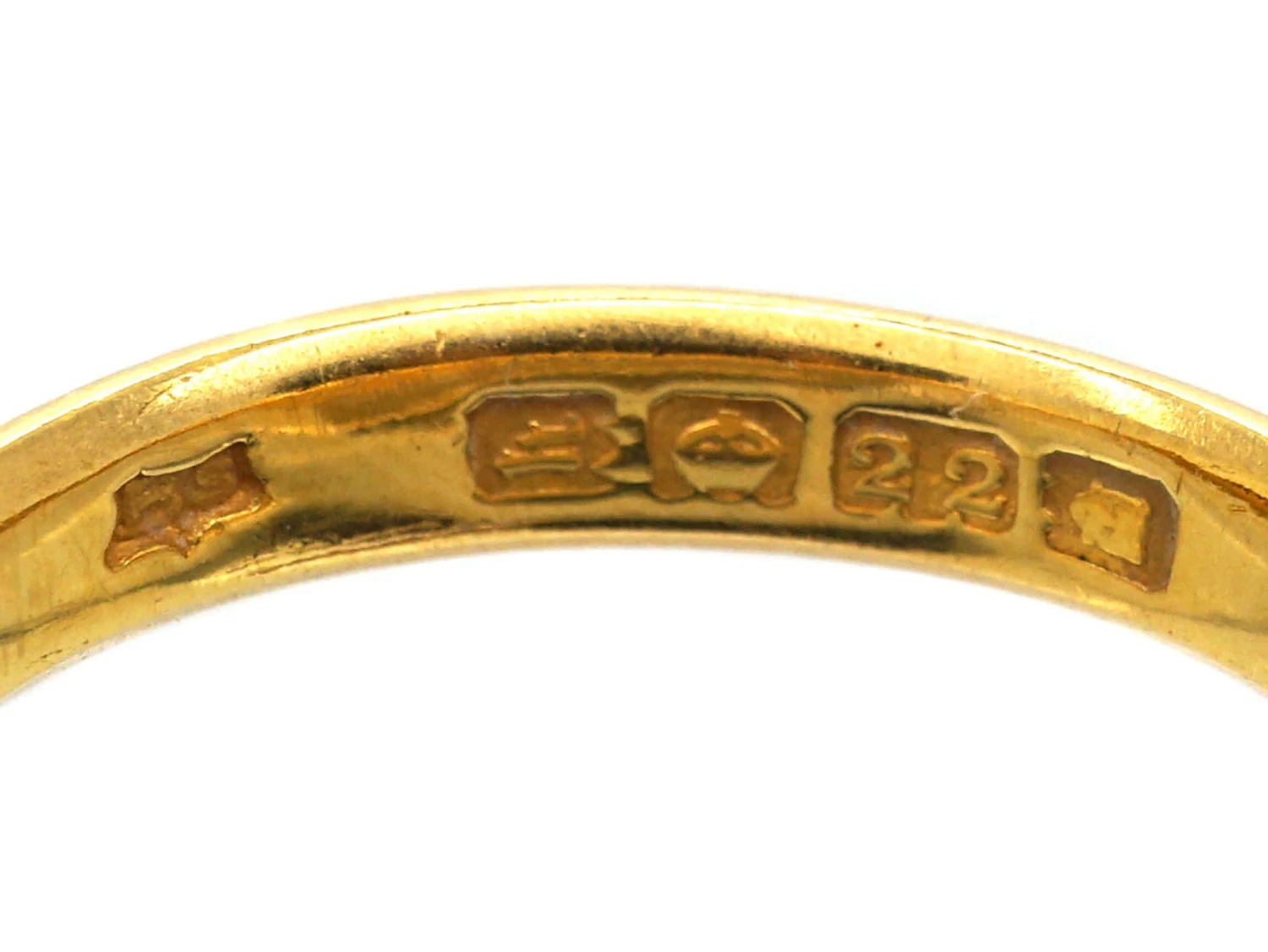 22ct Gold Wedding Ring Assayed In 1923 5 22ct Gold Wedding Ring Assayed In 1923 - Image 3