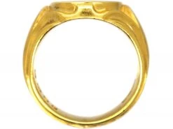 Victorian 18ct Gold Signet Ring With Ornate Triple Leaf Shoulders 10 Victorian 18ct Gold Signet Ring With Ornate Triple Leaf Shoulders -Antique Jewellery Company 03a49ee7 dsc04007 scaled 1