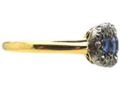 Victorian 18ct Gold Five Stone Sapphire & Diamond Ring 13 Victorian 18ct Gold Five Stone Sapphire & Diamond Ring -Antique Jewellery Company 0504c093 dsc09183