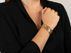 18ct Gold Articulated Bracelet 11 18ct Gold Articulated Bracelet -Antique Jewellery Company 081d21c4 65