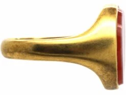 Victorian 15ct Gold Signet Ring Set With A Carnelian By Charles Green -Antique Jewellery Company 08939b42 dsc00688 scaled 1