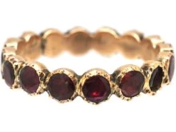 Georgian 9ct Gold Almandine Garnet Eternity Ring 9 Georgian 9ct Gold Almandine Garnet Eternity Ring -Antique Jewellery Company 0abc829e dsc05392 scaled 1