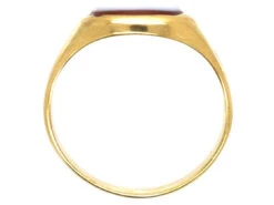 14ct Gold Signet Ring With Carnelian Masonic Intaglio -Antique Jewellery Company 0d033851 dsc06199