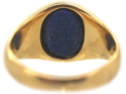 Edwardian 18ct Gold & Lapis Lazuli Signet Ring Of A Bull 12 Edwardian 18ct Gold & Lapis Lazuli Signet Ring Of A Bull -Antique Jewellery Company 0d9157eb dsc02393 scaled 1