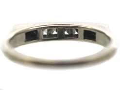 Art Deco 18ct White Gold, Diamond Half Hoop Eternity Ring 12 Art Deco 18ct White Gold, Diamond Half Hoop Eternity Ring -Antique Jewellery Company 0e59de0f dsc02066 scaled 1