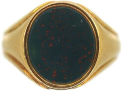 Victorian 18ct Gold & Bloodstone Ring