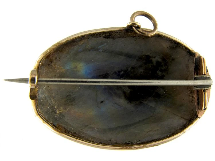 Large Labradorite Bug Brooch 4 Large Labradorite Bug Brooch - Image 2