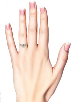 Art Deco Platinum & Diamond Fan Shaped Ring 11 Art Deco Platinum & Diamond Fan Shaped Ring -Antique Jewellery Company 1065