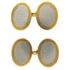 18ct & Platinum Oval Cufflinks
