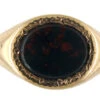 Oval Bloodstone Signet Ring -Antique Jewellery Company 109a1351032844 248