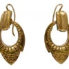 15ct Gold Victorian Hoop Earrings 2 15ct Gold Victorian Hoop Earrings -Antique Jewellery Company 10a1263144113 807