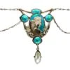 Art Nouveau Silver & Enamel Necklace Attributed To Bertha Lang Goff -Antique Jewellery Company 10a1282645356 229