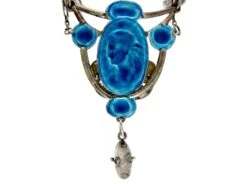 Art Nouveau Silver & Enamel Necklace Attributed To Bertha Lang Goff 7 Art Nouveau Silver & Enamel Necklace Attributed To Bertha Lang Goff -Antique Jewellery Company 10c1282645357 803
