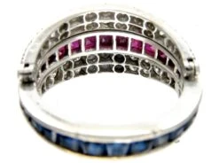 Flip Over Night & Day Gem Set Ring -Antique Jewellery Company 10c1289916589 934