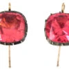 Georgian Pink Paste Earrings -Antique Jewellery Company 113a