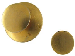 Victorian Silver Gilt Studs In Original Case -Antique Jewellery Company 113c 1