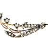 Edwardian, Diamond, Silver & Gold Lily Of The Valley Brooch 2 Edwardian, Diamond, Silver & Gold Lily Of The Valley Brooch -Antique Jewellery Company 116a