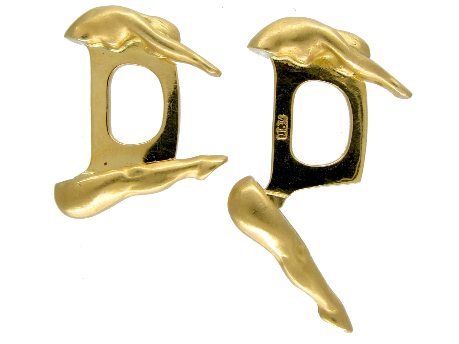 Gold Diver Cufflinks 4 Gold Diver Cufflinks - Image 2