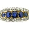 Sapphire & Diamond Boat Ring 1 Sapphire & Diamond Boat Ring -Antique Jewellery Company 11a1254254936 389