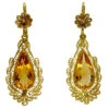 Gold Citrine Drop Earrings -Antique Jewellery Company 11a1263146968 324