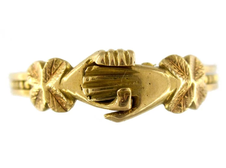Georgian Fede Gimmel Ring 3 Georgian Fede Gimmel Ring