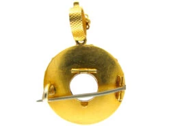 Regency Regard 18ct Gold Locket Brooch -Antique Jewellery Company 11b1328119507 959