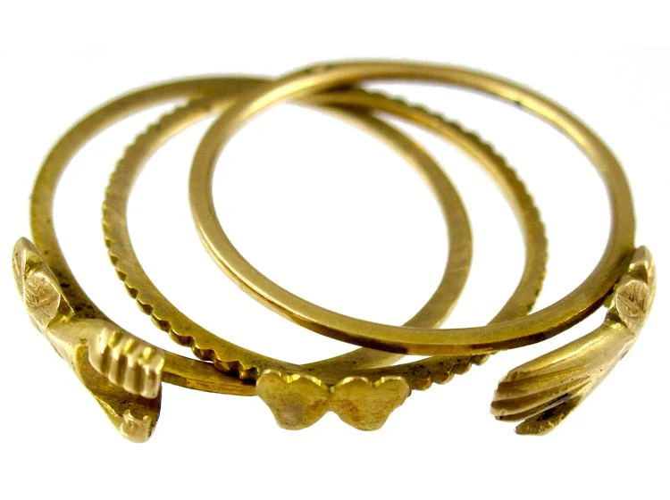 Georgian Fede Gimmel Ring 5 Georgian Fede Gimmel Ring - Image 3