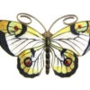 Silver Black & Yellow Butterfly Brooch -Antique Jewellery Company 123a