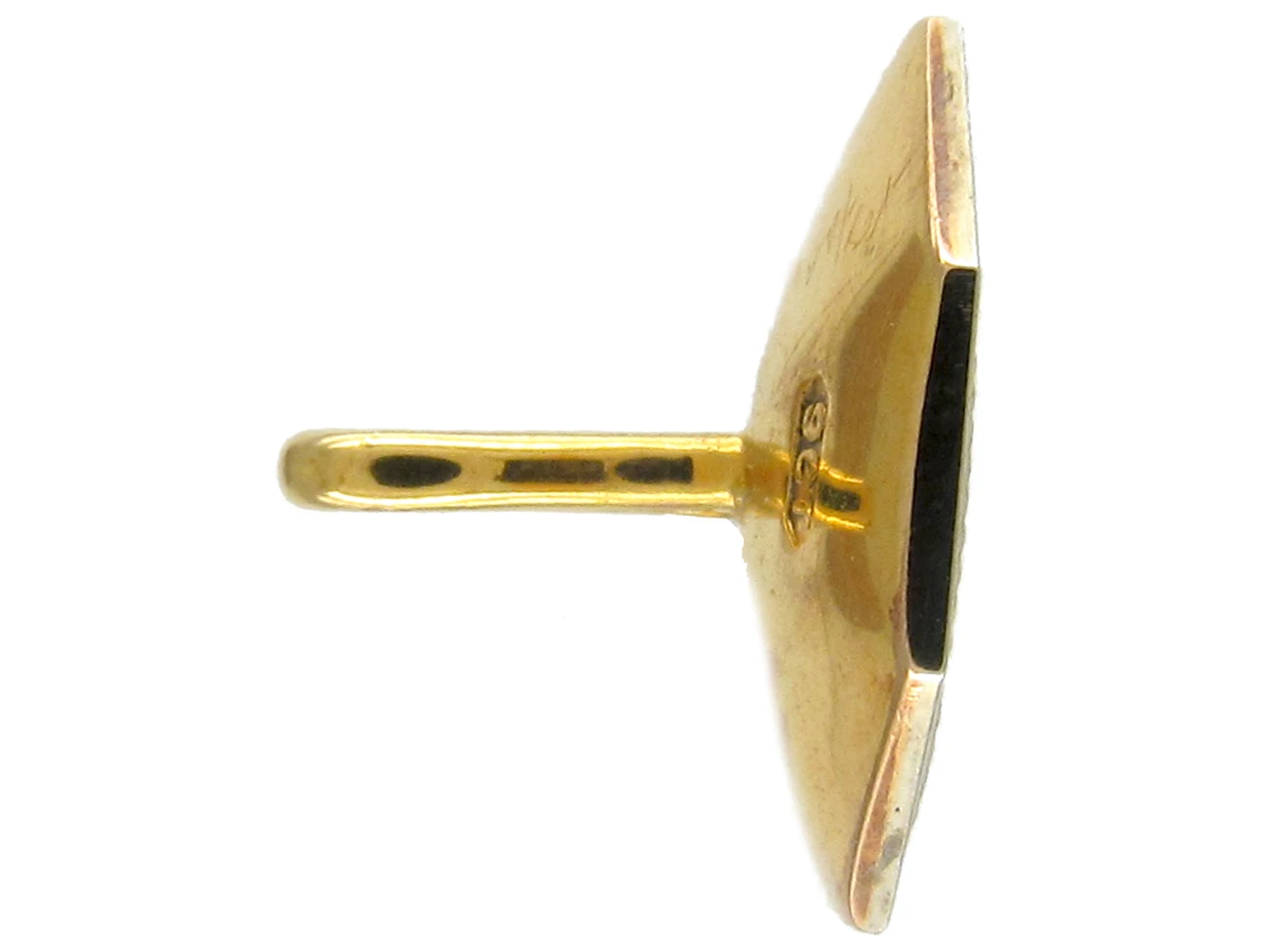 Set Of Four 9ct Yellow & White Gold Buttons In Case 6 Set Of Four 9ct Yellow & White Gold Buttons In Case - Image 4