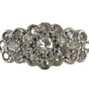 Diamond Triple Cluster 18ct Gold Edwardian Ring -Antique Jewellery Company 127b1354578290 814
