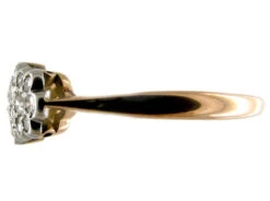 Diamond Triple Cluster 18ct Gold Edwardian Ring 10 Diamond Triple Cluster 18ct Gold Edwardian Ring -Antique Jewellery Company 127c1354578291 33