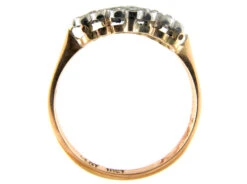 Diamond Triple Cluster 18ct Gold Edwardian Ring 11 Diamond Triple Cluster 18ct Gold Edwardian Ring -Antique Jewellery Company 127d1354578291 360