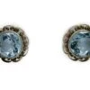 Silver & Blue Glass Earrings 2 Silver & Blue Glass Earrings -Antique Jewellery Company 12a1248174686 667