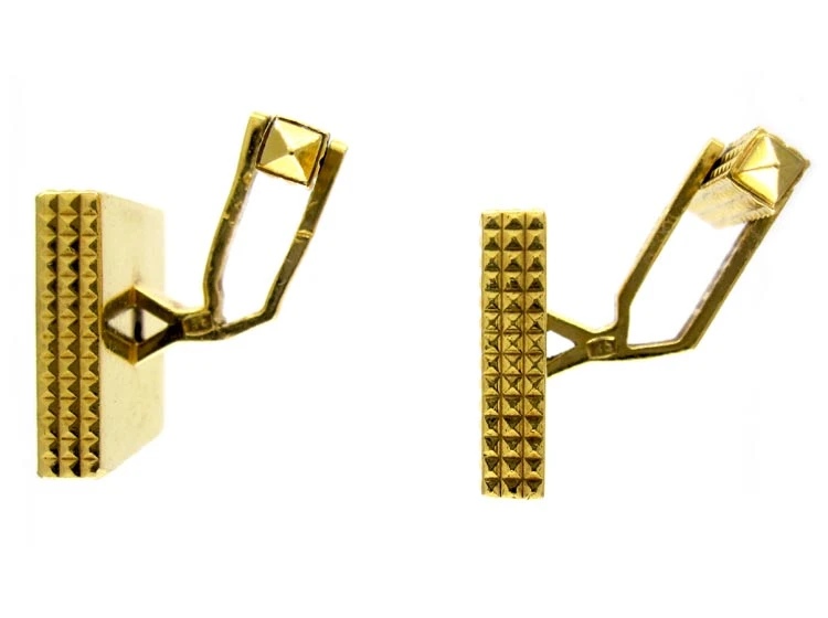 Cartier 18ct Gold Cufflinks 4 Cartier 18ct Gold Cufflinks - Image 2