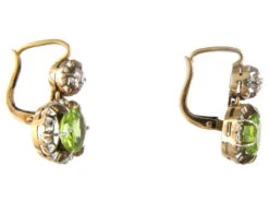 Edwardian Peridot & Diamond Earrings 7 Edwardian Peridot & Diamond Earrings -Antique Jewellery Company 132b1355860463 652