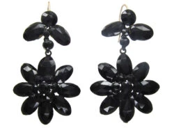 Vauxhall Glass Flower Drop Earrings