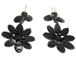 Vauxhall Glass Flower Drop Earrings -Antique Jewellery Company 137d1357862355 945