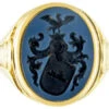 Victorian Onyx & 14ct Gold Signet Ring