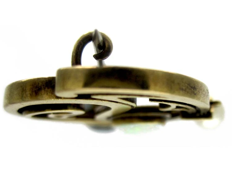 Art Nouveau 15ct Gold & Opal Set Brooch 5 Art Nouveau 15ct Gold & Opal Set Brooch - Image 3