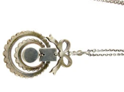 Edwardian Silver Bow Pendant 7 Edwardian Silver Bow Pendant -Antique Jewellery Company 13c1296727891 236