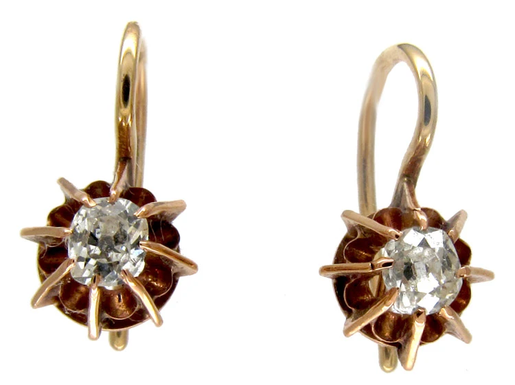 Diamond Single Stone Earrings 3 Diamond Single Stone Earrings