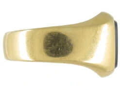 18ct Gold Signet Ring Retailed By Cartier -Antique Jewellery Company 14d