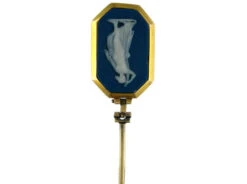 Wedgwood Double-Sided 15ct Gold Tie Pin