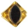 Bloodstone 15ct Gold Signet Ring -Antique Jewellery Company 155a