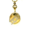 Victorian Silver Gilt Locket On Original Silver Gilt Chain 1 Victorian Silver Gilt Locket On Original Silver Gilt Chain -Antique Jewellery Company 15a 1